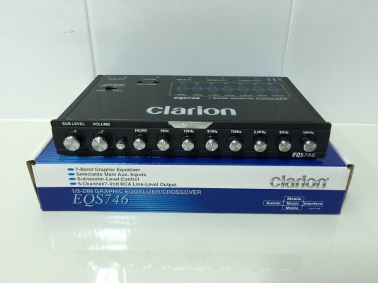 ขายปรีแอมป์ยี่ห้อ Clarion รุ่น EQS746 คุณภาพเสียงดีแนว SQ