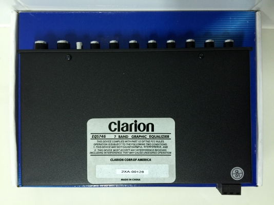 ขายปรีแอมป์ยี่ห้อ Clarion รุ่น EQS746 คุณภาพเสียงดีแนว SQ ขายปรีแอมป์ยี่ห้อ Clarion รุ่น EQS746 คุณภาพเสียงดีแนว SQ