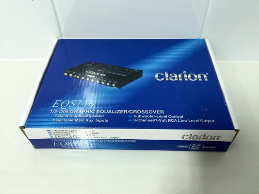 ขายปรีแอมป์ยี่ห้อ Clarion รุ่น EQS746 คุณภาพเสียงดีแนว SQ ขายปรีแอมป์ยี่ห้อ Clarion รุ่น EQS746 คุณภาพเสียงดีแนว SQ