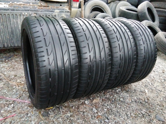 ขายยางบริดสโตน245/45R17 MADE IN JAPAN ยางปลายปี12 ดอกยางหนาเต็มทุกเส้นไม่แตกลายไม่ร้าวไม่กินข้างไม่ม