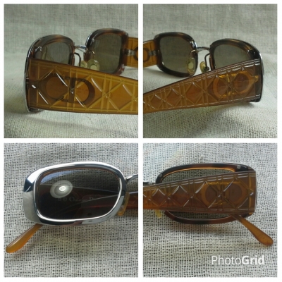 แว่นตาวินเทจแบรนด์สุดหรู  โมเดล 'สี่เหลี่ยมผืนผ้า' ที่งดงามอันดับหนึ่งของแผ่นดิน'  Vintage CHRISTIAN DIOR handmade in Austria