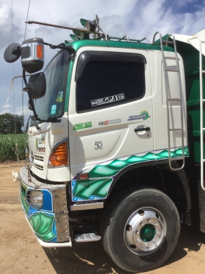 HINO 344 ปี 56 ดั๊ม ไมล์ 64,000 กม.