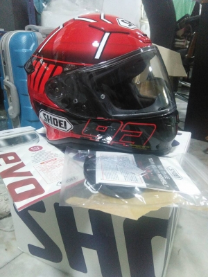 หมวกกันน็อค Shoei z7 Marquez3 มือสอง หมวกกันน็อค Shoei z7 Marquez3 มือสอง