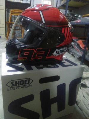 หมวกกันน็อค Shoei z7 Marquez3 มือสอง หมวกกันน็อค Shoei z7 Marquez3 มือสอง