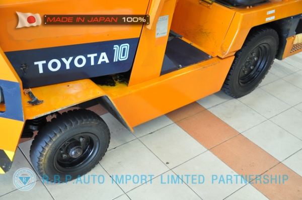ขายรถลากในสนามบินมือสอง TOYOTA รุ่น P807-TG10-15490 นำเข้าจากประเทศญี่ปุ่น 100\% ไม่เคยใช้งานในไทย