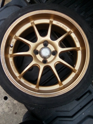 แม๊ก RZ-DF. ADVAN Racing ขอบ17 พร้อมยาง 205/45R17 MAXXIS ปี14 ชุด 4 ล้อ โทร.081-427-3941