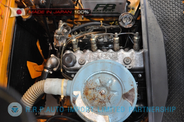 รถโฟล์คลิฟท์พร้อมขาย KOMATSU รุ่น FD25-7-13909 นำเข้าจากประเทศญี่ปุ่น 100\% ไม่เคยใช้งานในไทย