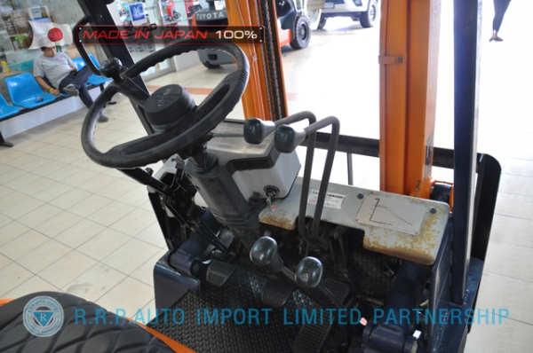 ขายรถโฟล์คลิฟท์มือสอง TOYOTA รุ่น 5FG10-14267 นำเข้าจากประเทศญี่ปุ่น 100\% ไม่เคยใช้งานในไทย