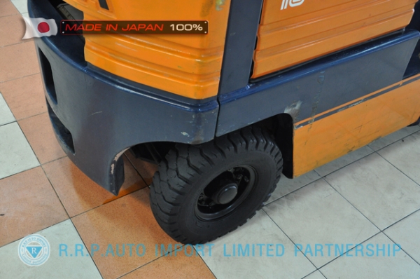 ขายรถโฟล์คลิฟท์มือสอง TOYOTA รุ่น 5FG10-14267 นำเข้าจากประเทศญี่ปุ่น 100\% ไม่เคยใช้งานในไทย