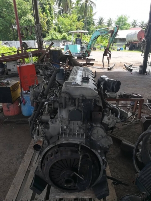 เครื่องมิตซู 6M70 Turdo เครื่อง นอก นำ เข้า เครื่อง หมุน ได้ มี เอกสาร 95,000บาท  380แรงม้า