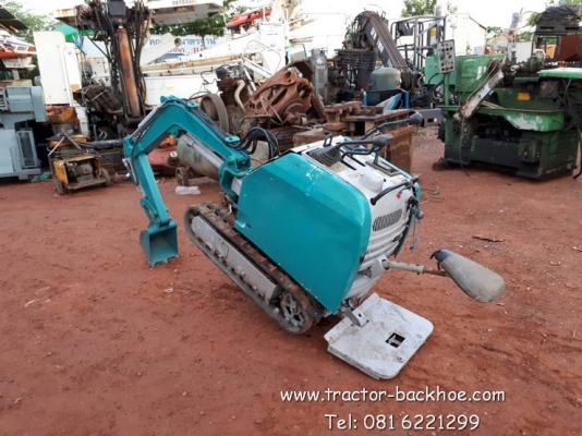 ขาย รถขุด แบ็คโฮจิ๋ว KOBELCO รุ่น SS1 เครื่องเบนชิน ขึ้นรถกระบะ ปิ๊กอัพได้ เก่าญี่ปุ่น พร้อมใช้