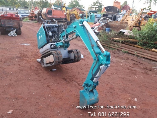 ขาย รถขุด แบ็คโฮจิ๋ว KOBELCO รุ่น SS1 เครื่องเบนชิน ขึ้นรถกระบะ ปิ๊กอัพได้ เก่าญี่ปุ่น พร้อมใช้