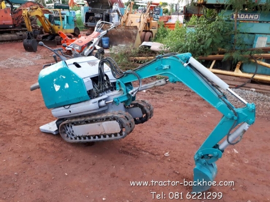 ขาย รถขุด แบ็คโฮจิ๋ว KOBELCO รุ่น SS1 เครื่องเบนชิน ขึ้นรถกระบะ ปิ๊กอัพได้ เก่าญี่ปุ่น พร้อมใช้