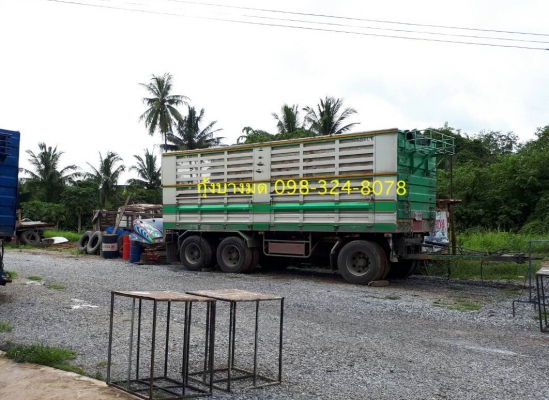 Isuzu 360 แรง ปลายปี 56 กระบะไม่ดัมพ์อู่ศิริทัตร์ ลูก 3 เพลาแท้ยาว 7 เมตร ยางใหม่ แอร์พร้อม สวยเดิมพร้อมใช้งาน #ยังไม่ได้ล้าง