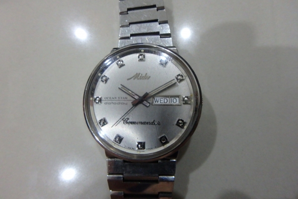 นาฬิกา Mido ชาย Auto รุ่น Commander 8269 เรือนเงิน ของแท้ สภาพดี เดิมทุกอย่าง ส่งฟรี