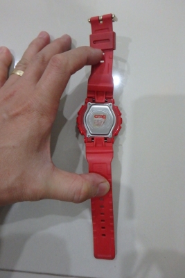 นาฬิกา CASIO Baby-G รุ่น BA-110VLA สีแดงทอง ของแท้ สภาพใหม่ ส่งฟรี