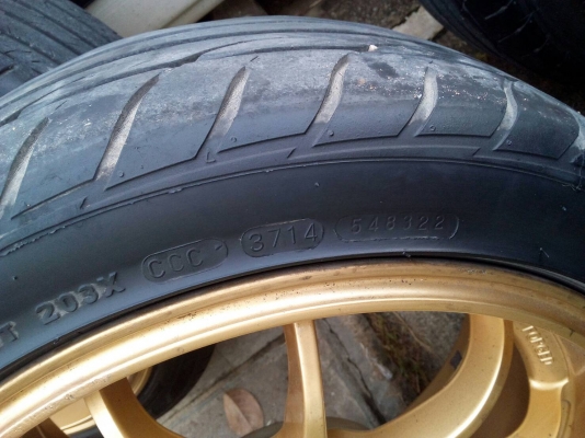 แม๊ก RZ-DF. ADVAN Racing ขอบ17 พร้อมยาง 205/45R17  MAXXIS ปี14 ชุด 4 ล้อ โทร.081-427-3941