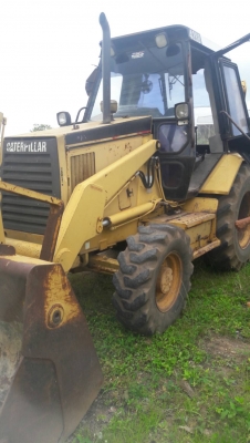 Catterpillar 428B ตักหน้าขุดหลัง บูมสไลท์ บุ้งกี๋เปิดล่างได้ เก่านอกใช้นอย(เอกสารอินวอยส์)