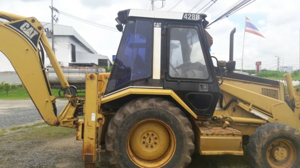 Catterpillar 428B ตักหน้าขุดหลัง บูมสไลท์ บุ้งกี๋เปิดล่างได้ เก่านอกใช้นอย(เอกสารอินวอยส์)