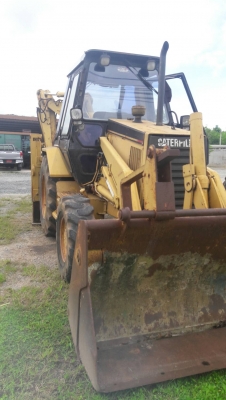 Catterpillar 428B ตักหน้าขุดหลัง บูมสไลท์ บุ้งกี๋เปิดล่างได้ เก่านอกใช้นอย(เอกสารอินวอยส์)