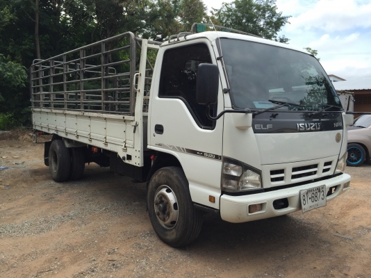 Isuzu NPR 130แรง ห้างแท้ปี51 ยาว5เมตร เอฟหน้าหลัง เพาเวอร แอรเย้น เล่มพร้อมโอน