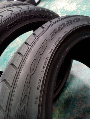 195/45R16 DUNLOP SP SPORT2050 มี 3 เส้น tel. 081-427-3941