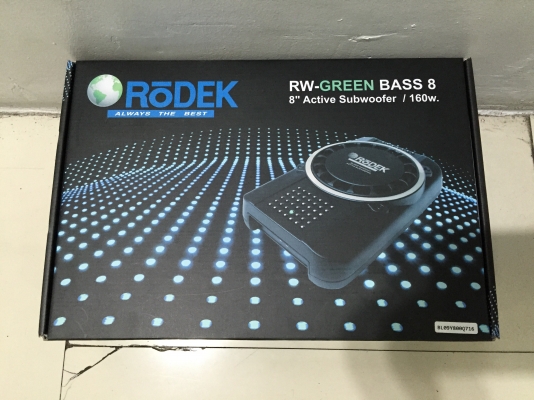 ขาย BASS BOX ยี่ห้อ RODEK รุ่น RW-GREEN BASS 8 ของใหม่