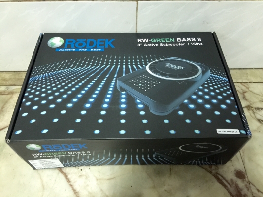 ขาย BASS BOX ยี่ห้อ RODEK รุ่น RW-GREEN BASS 8 ของใหม่ ขาย BASS BOX ยี่ห้อ RODEK รุ่น RW-GREEN BASS 8 ของใหม่