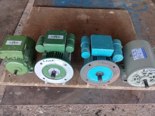 มอเตอร์สภาพใหม่ไฟ2สาย 220 โวล