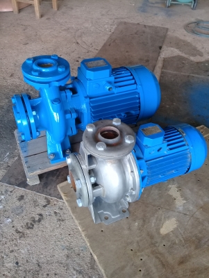 ปั้มน้ำคุณภาพดี 2 ลูก 2 ขนาด 10 แรงและ 5.5 แรงไฟ3เฟส