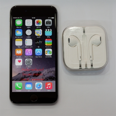 Iphone 6 16 GB สภาพใหม่ มีหูฟังแท้ ใช้ได้ปกติ ไม่ติดไอคราน์ ส่งฟรี