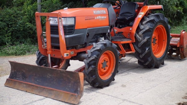 รถไถคูโบต้ามือสอง ราคาถูก L4508DI SP อุปกรณ์หน้าหลัง 0909713236 น้องกิ๊กกี๋