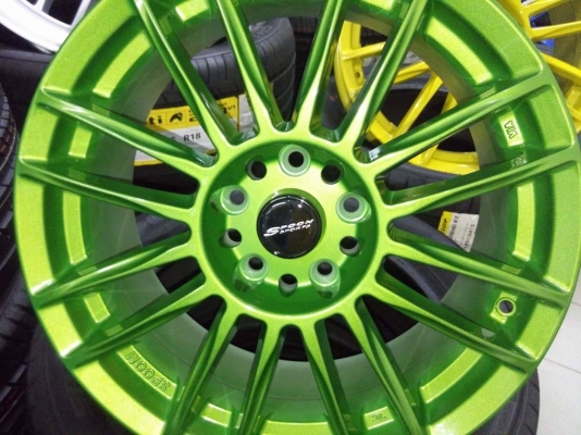 ลดแหลกล้อใหม่สปูน ขอบ 17 ใส่รถ 5 รู 114 สี่วง 6900 บาท