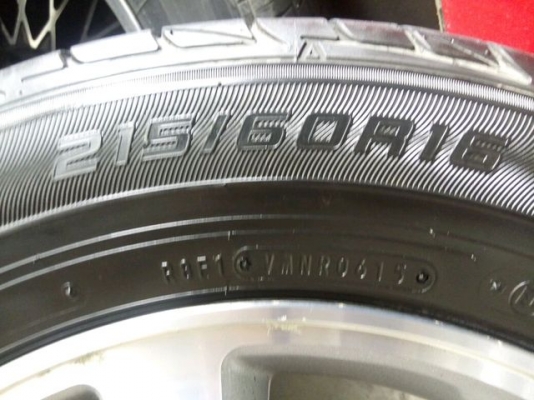 ล้อเดิมฮอนด้าแอคคอร์ด ขอบ16 พร้อมยางปี15 พร้อมใช้