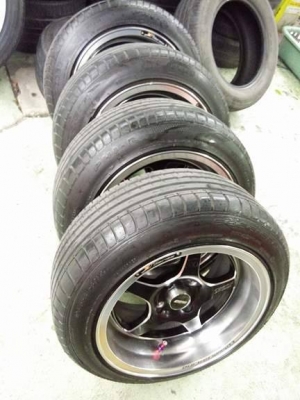 เวลคอสมิค ขอบ 15 กว้าง 8 ออฟ 20 ยางปี 16