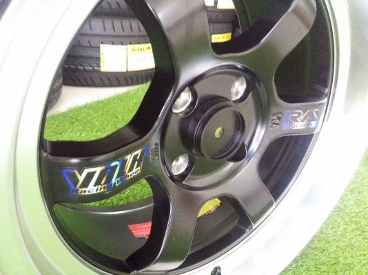 แม็กใหม่ te37 ขอบ 15 กว้าง 8 พอดีซุ้มล้อไม่ล้น กำลังสวย