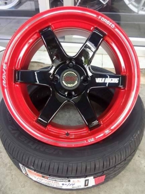 ล้อใหม่ te37 ขอบ 15 กว้าง 7 สีสวยบาดใจ