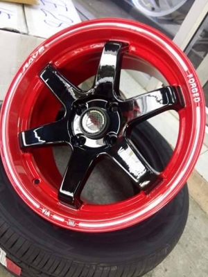 ล้อใหม่ te37 ขอบ 15 กว้าง 7 สีสวยบาดใจ