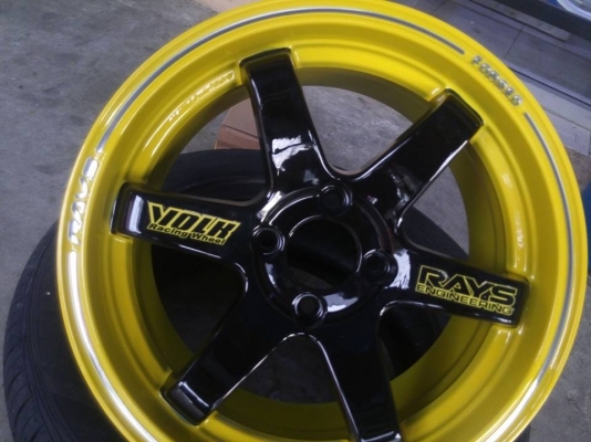 ล้อใหม่ te37 ขอบ 15 กว้าง 7 ออฟ 35 งานจากค่าย xxr