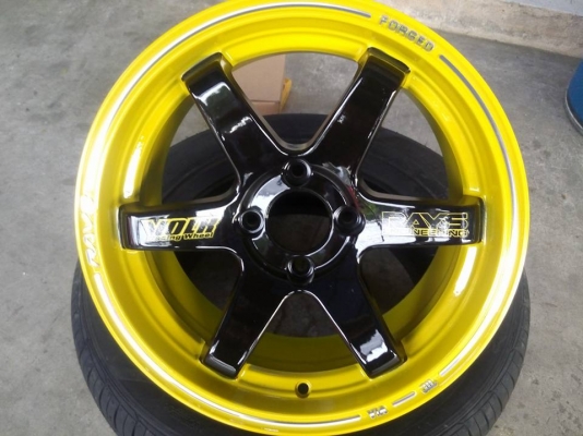ล้อใหม่ te37 ขอบ 15 กว้าง 7 ออฟ 35 งานจากค่าย xxr