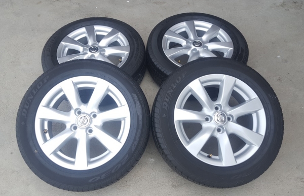 ขายล้อNISSAN ALMERA VL ยางปี 16 4 ล้อ     ล้