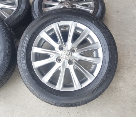 ขายล้อTOYOTA VIOS12ก้าน(สีกัล) ยางปี15  4 ล้อ