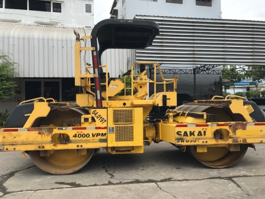 รถบด10ตัน Sakai SW850 รถเก่านอกจากอเมริกา สภาพดี ไม่มีที่ติ ชม.น้อย