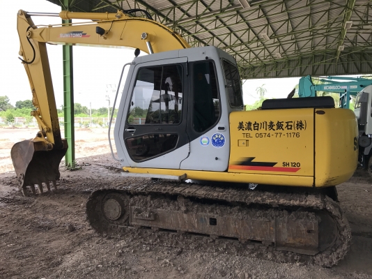 ขาย SUMITOMO 120 (เก่าญี่ปุ่นแท้) 5000 ชั่วโมง ลองรถได้ทุกวัน ราคามาคุยกันได้ครับ โทร 081-4283210