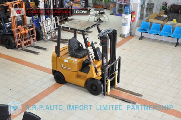ขายรถโฟล์คลิฟท์มือสอง MITSUBISHI รุ่นFG15-54903 นำเข้าจากประเทศญี่ปุ่น 100\% ไม่เคยใช้งานในไทย