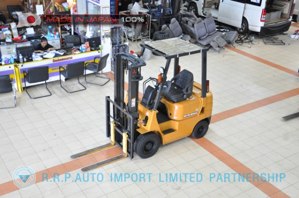 ขายรถโฟล์คลิฟท์มือสอง MITSUBISHI รุ่นFG15-54903 นำเข้าจากประเทศญี่ปุ่น 100\% ไม่เคยใช้งานในไทย