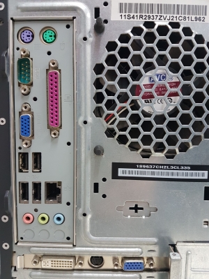 เคสคอมพ์ Lenovo CPU Dual Core E2160 Ram 1 GB HDD 160GB มีการ์ดจอ NVIDIA Geforce 7300
