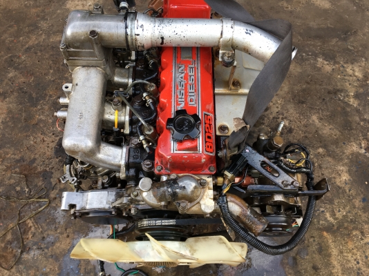 ขายนิสสันBD25. พร้อมเล่ม แดงมัน สวยเดิมติดดีไม่มีไอ. เครื่องพร้อมเกียนิสสัน