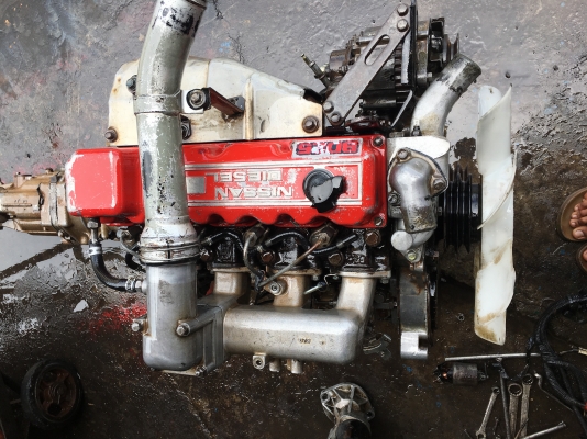 ขายนิสสันBD25. พร้อมเล่ม แดงมัน สวยเดิมติดดีไม่มีไอ. เครื่องพร้อมเกียนิสสัน