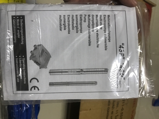 ขาย ปั้มบาดาลซัมเมอร์ส ลงบ่อ3 นิ้ว 0.75 แรง 11 ใบพัด มีกล่องควบคุม ของใหม่แกะกล่อง ขาย ปั้มบาดาลซัมเมอร์ส ลงบ่อ3 นิ้ว 0.75 แรง 11 ใบพัด มีกล่องควบคุม ของใหม่แกะกล่อง